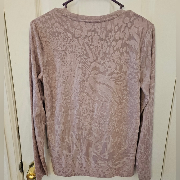 Simply Vera Wang pink long sleeve top size S - Picture 2 of 6